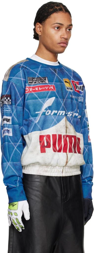 Puma Blue A$AP Rocky Edition Quilted Sweatshirt 2