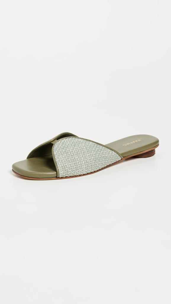 Kaanas Serene Square Toe Woven Flats