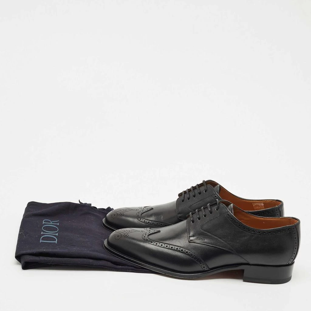 Dior Dior Black Brogue Leather Lace Up Derby Size 43.5 9
