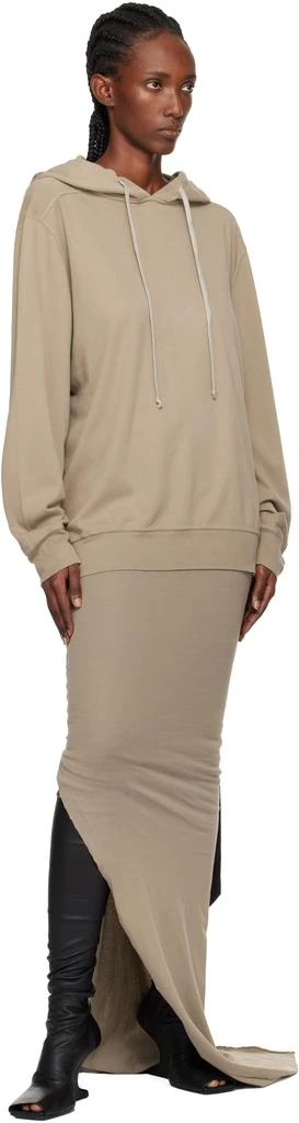 Rick Owens Taupe Concordians Oversized Hoodie 4