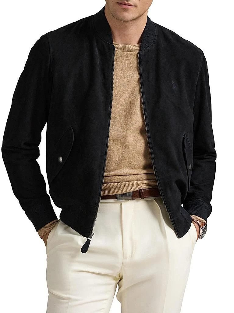 Ralph Lauren Suede Bomber Jacket 3