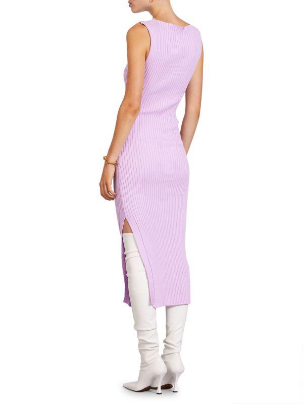 Anna Quan Drew Rib-Knit Midi Dress