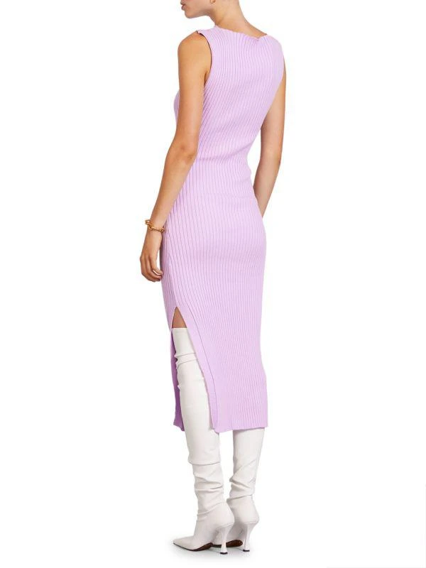 Anna Quan Drew Rib-Knit Midi Dress 2