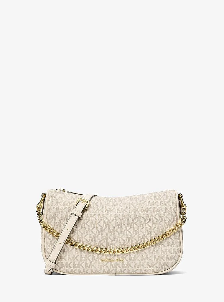 Michael Kors Carmela Medium Signature Logo Convertible Crossbody Bag