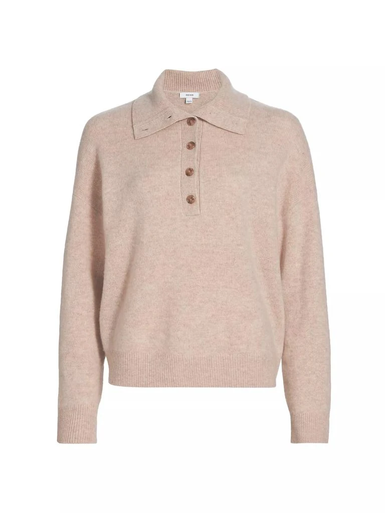 REISS Wool-Cashmere Polo Sweater 1