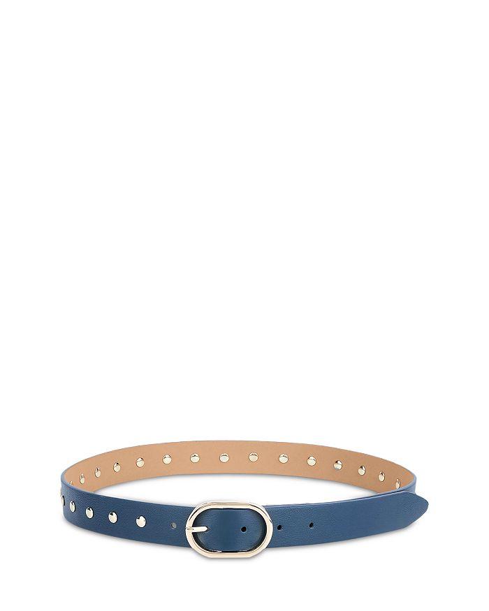Ettika Jewelry Women's Boyfriend Stud Blue Leather Belt