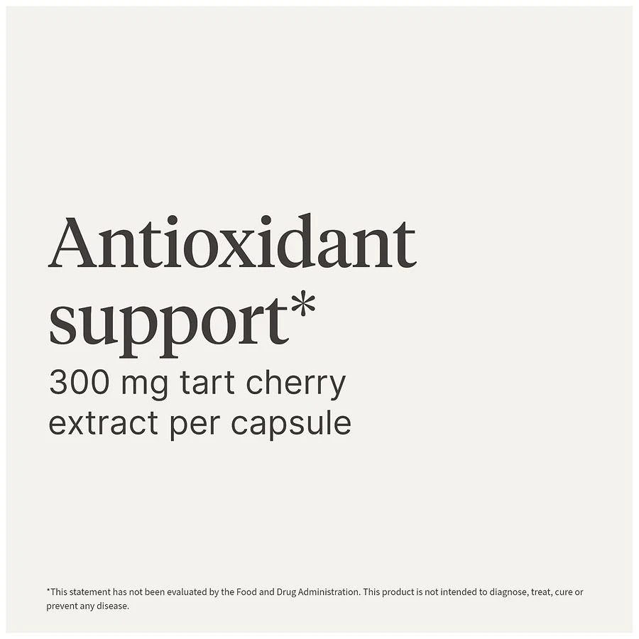 Walgreens Free & Pure Tart Cherry Extract 300 mg Capsules 7