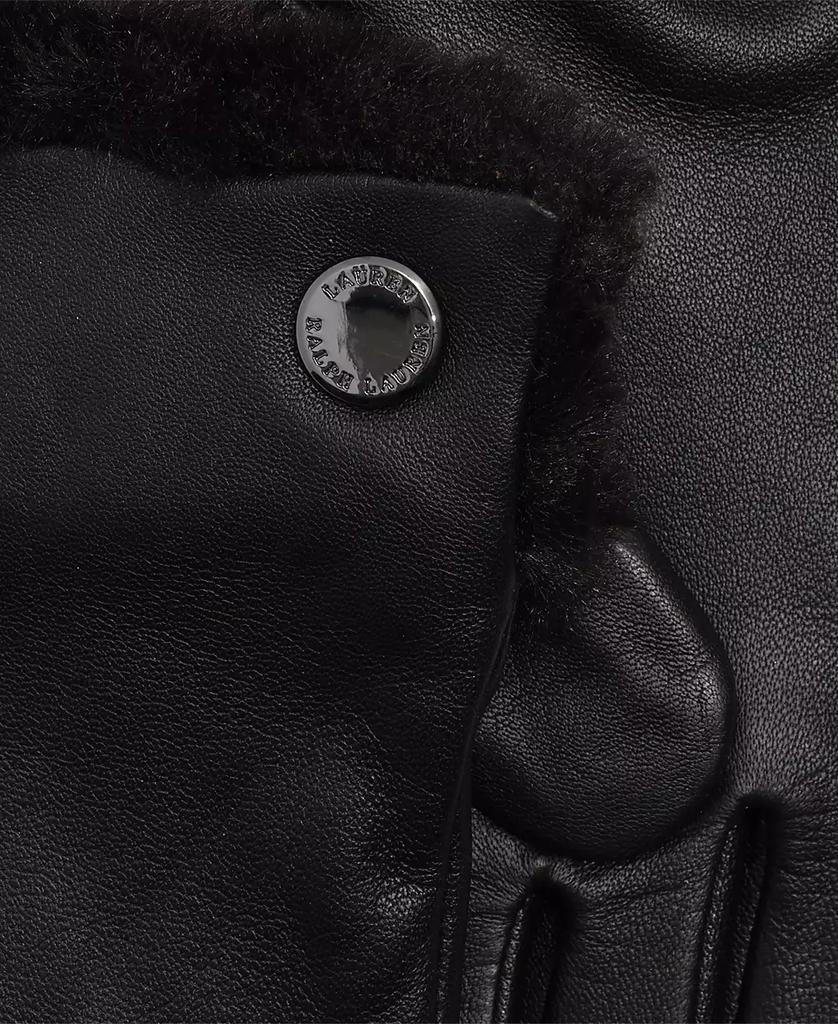 Ralph Lauren Women's Plush Lined Leather Gloves