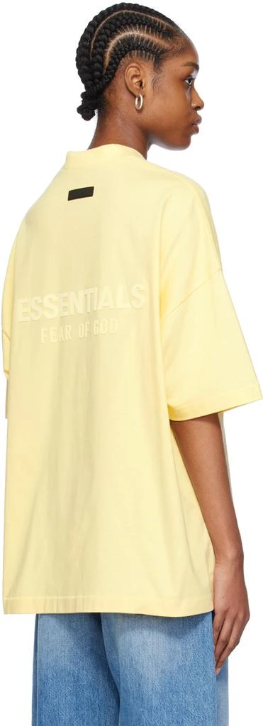 Essentials Yellow V-Neck T-Shirt 3
