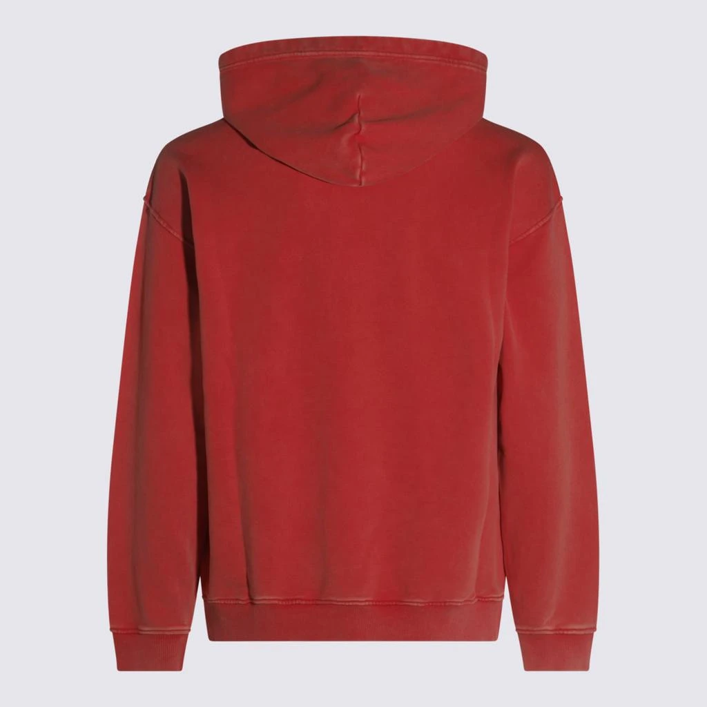 Diesel Red Cotton Sweatshirt 2