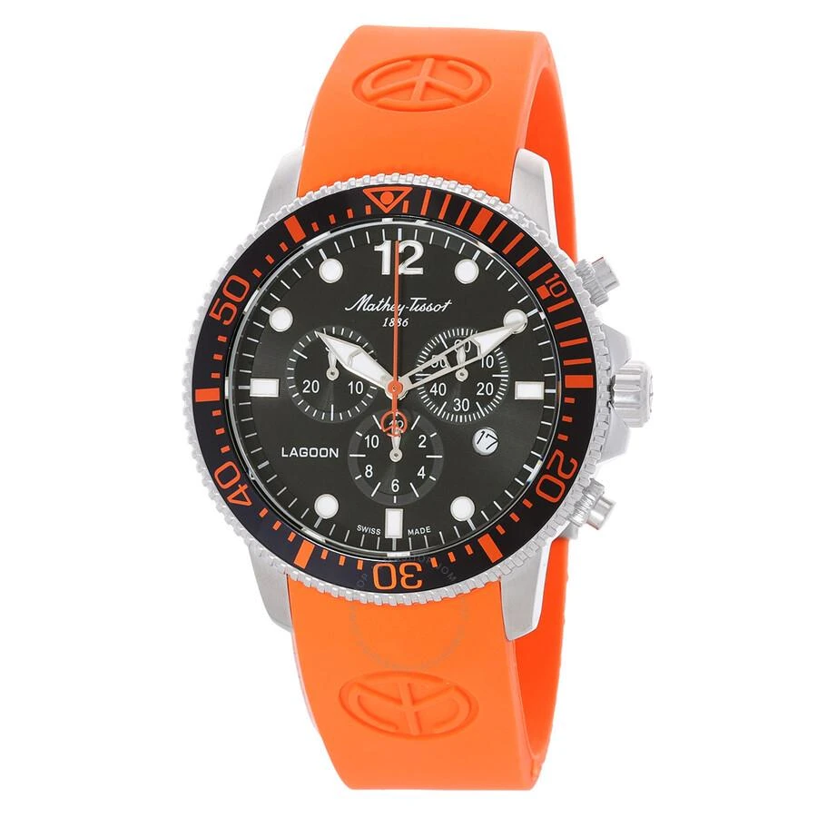 Mathey-Tissot Lagoon Chronograph Quartz Black Dial Men's Watch H123CHALO 1