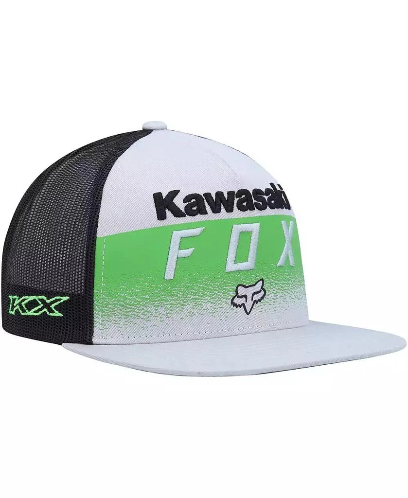 Fox x Kawasaki Men's Gray/Black Snapback Hat 3
