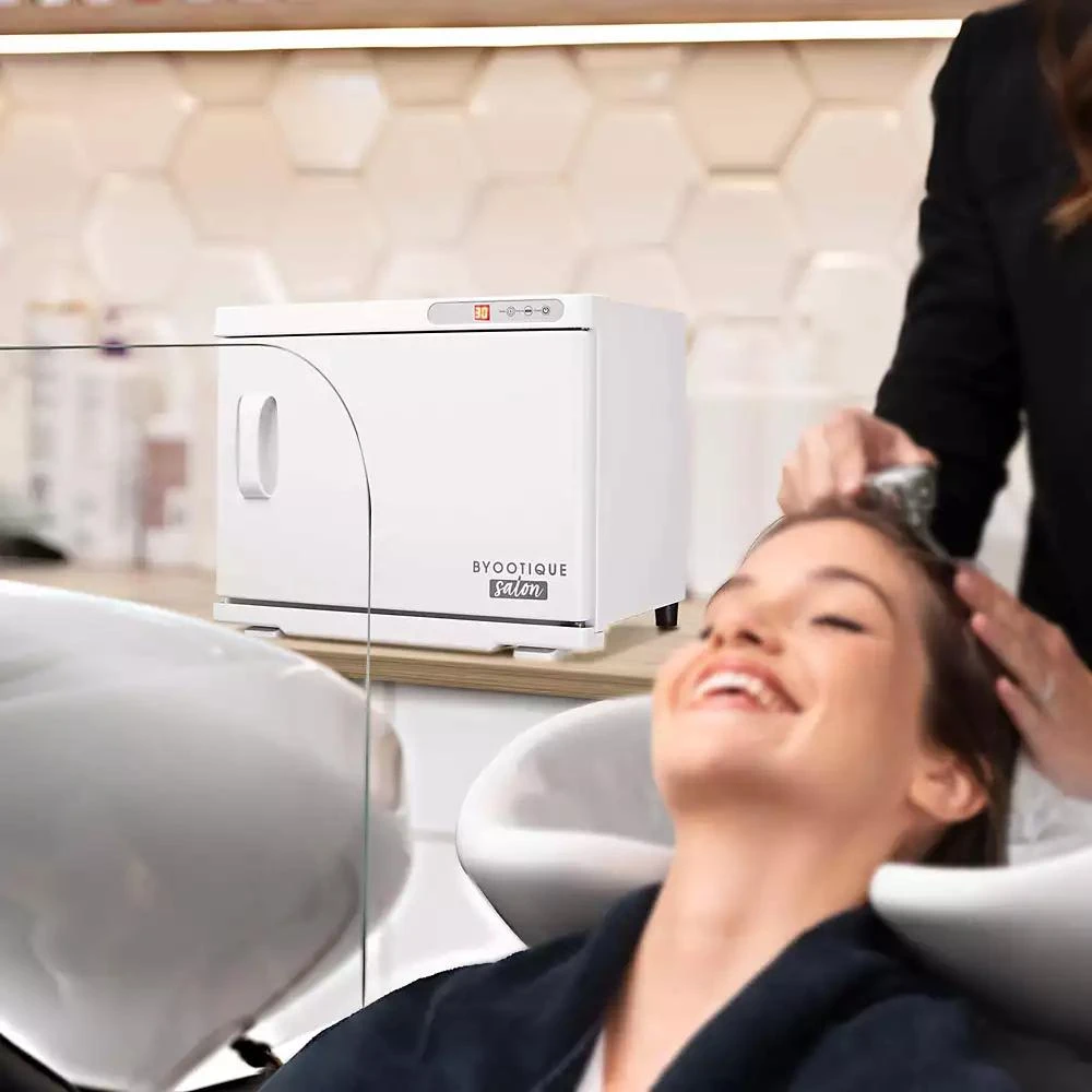 Byootique 23L Portable Hot Towel Warmers Spa for Barber Shop with Heater Delay Facial Nails Salon Massage Esthetician Home 10