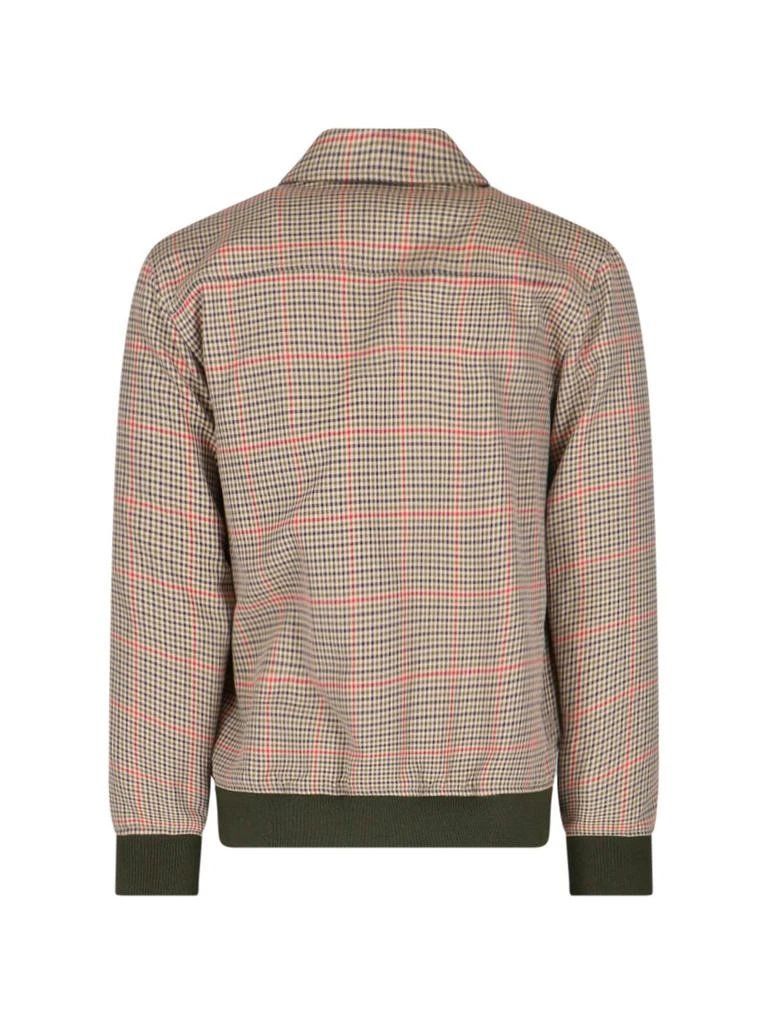 A.P.C. A.P.C. Long-Sleeved Zip-Up Checked Shirt Jacket 2