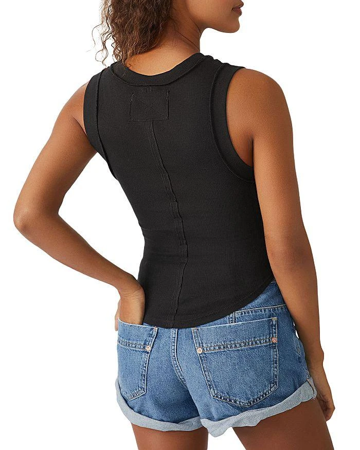 Free People Kate Ribbed Tee 2