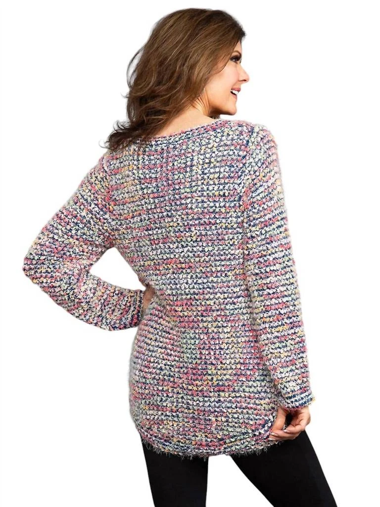 Papillon Papillon - Gracie Colorful Popcorn Knit Tunic Sweater 3