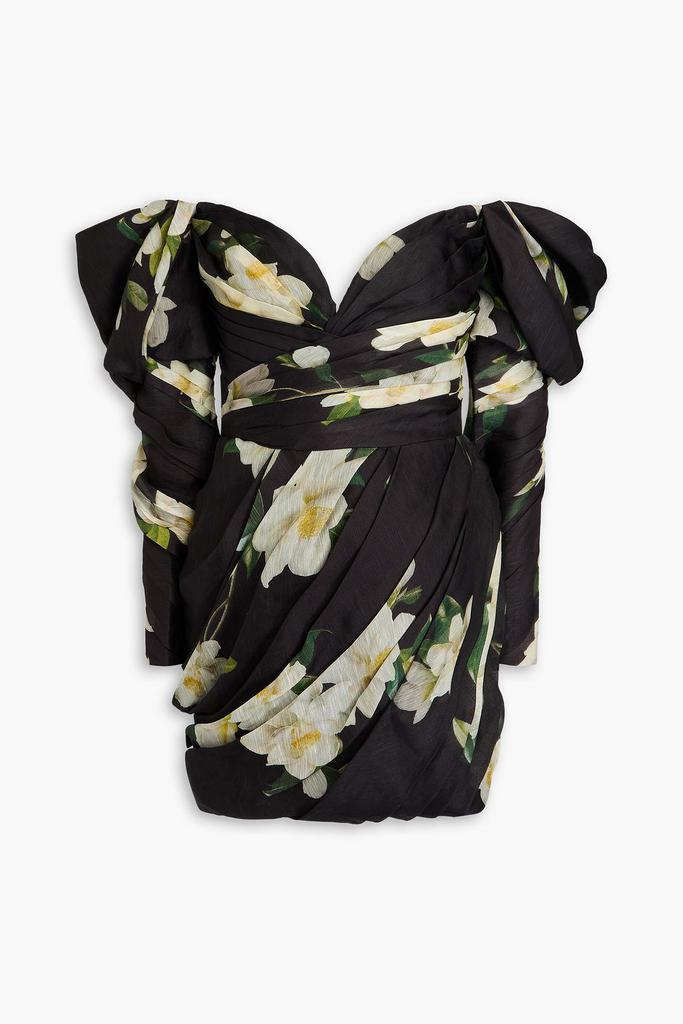 Zimmermann Rhiannon floral cotton bustier dress - Tops