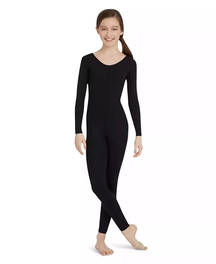 Capezio Girls Team Basics Long Sleeve Unitard 1