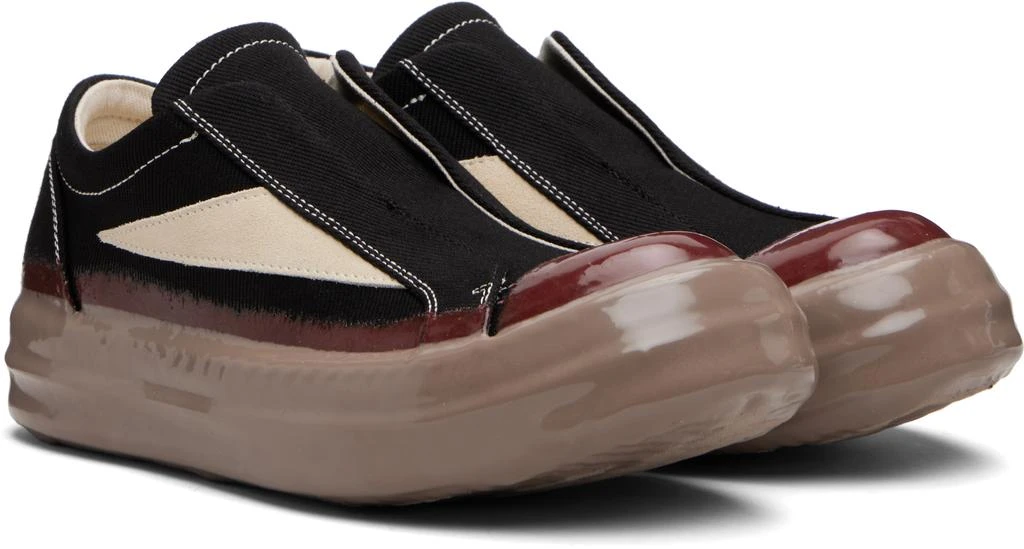 Rick Owens Black Concordians Laceless Vintage Sneaks Sneakers 4