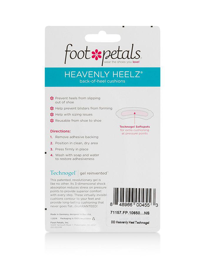 Foot Petals Technogel® with Softspots Heavenly Heelz Cushions
