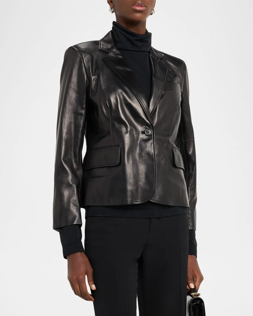 Nili Lotan Pascale Leather Jacket 4