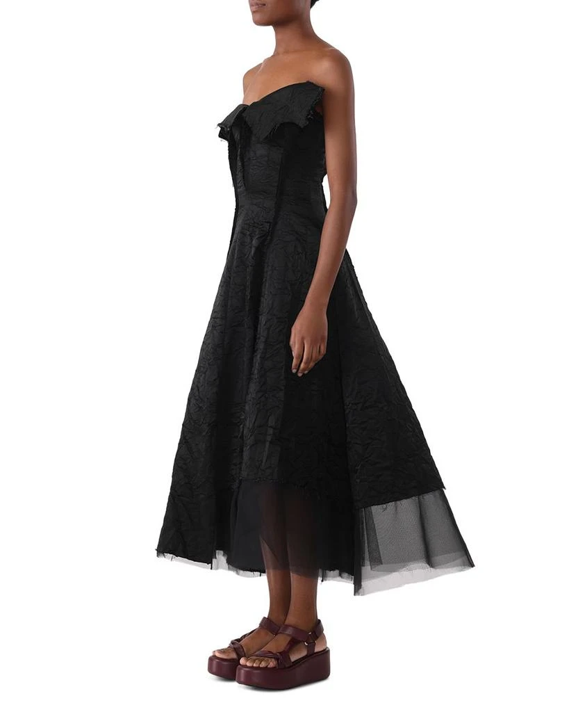 Jason Wu Crushed Satin Strapless Gown 4