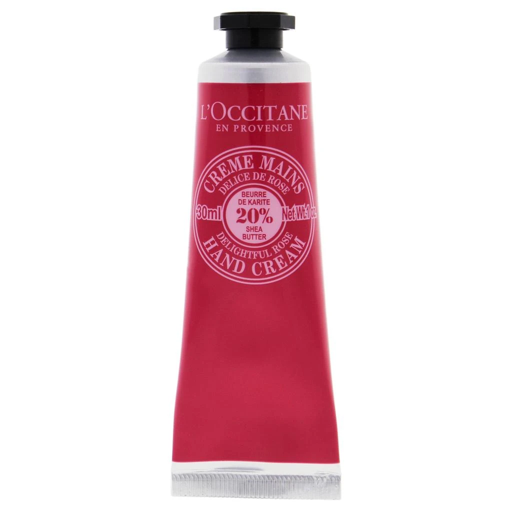 LOccitane Shea Butter Delightful Rose Hand Cream For Unisex 1 oz Hand Cream 1