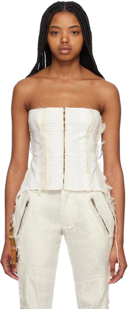 Hyein Seo Off-White Patchwork Camisole 1
