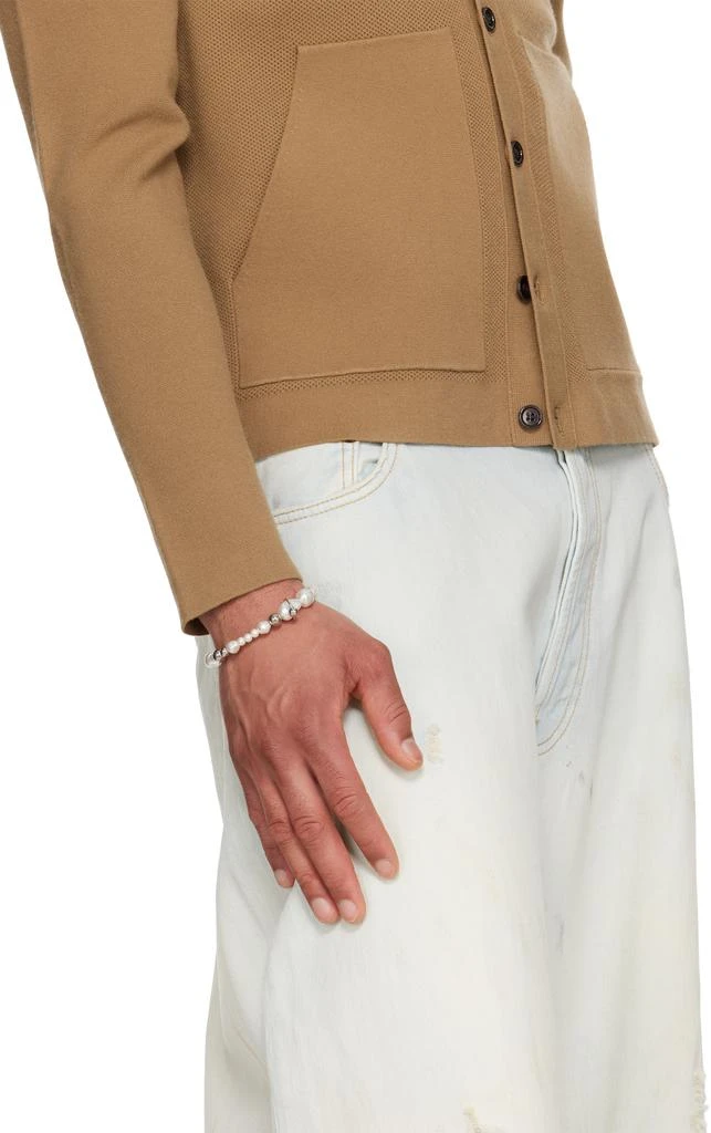Justine Clenquet White & Silver Charly Bracelet 3