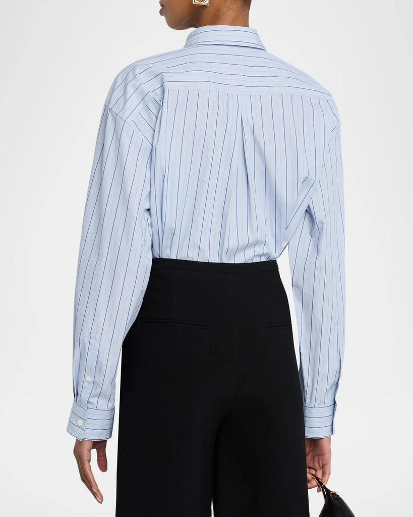 Totême Classic Stripe Button-Front Shirt 3