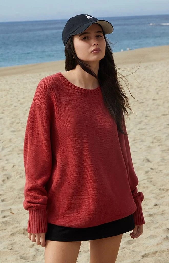 John Galt Red Brianna Sweater 1