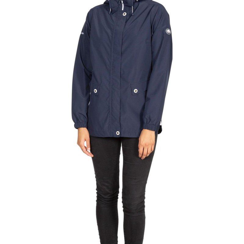 Trespass Womens/Ladies Flourish Waterproof Jacket Navy