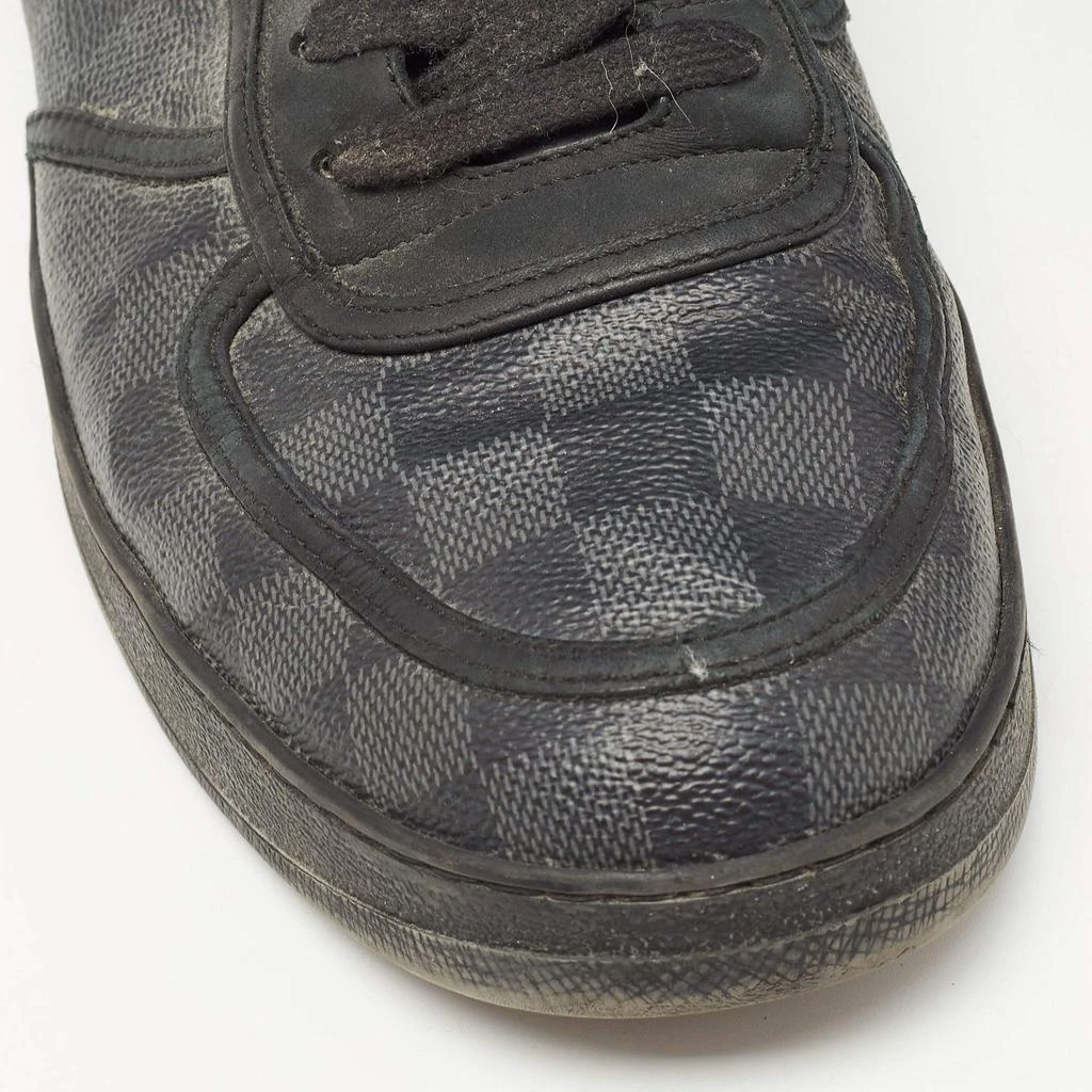 Louis Vuitton Louis Vuitton Black/Grey Graphite Canvas Rivoli High Top Sneakers Size 44.5 7