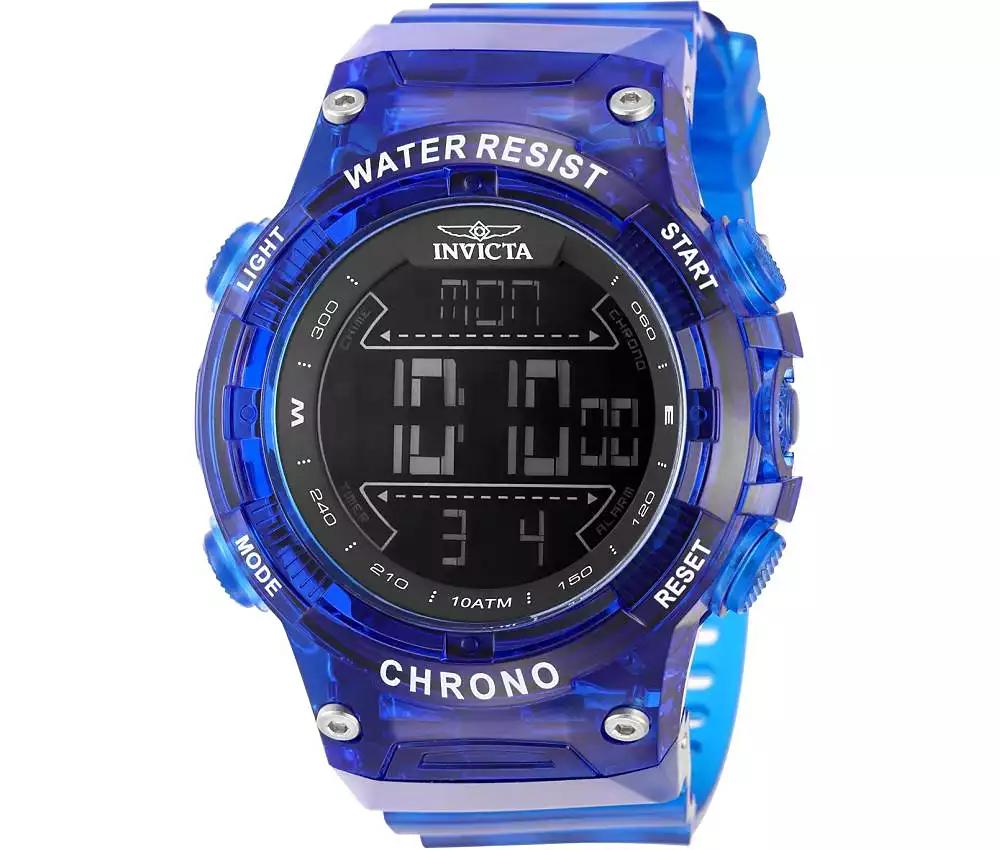 Invicta Men's 49048 Invicta Racing  Digital GMT/Alarm Black Dial Watch