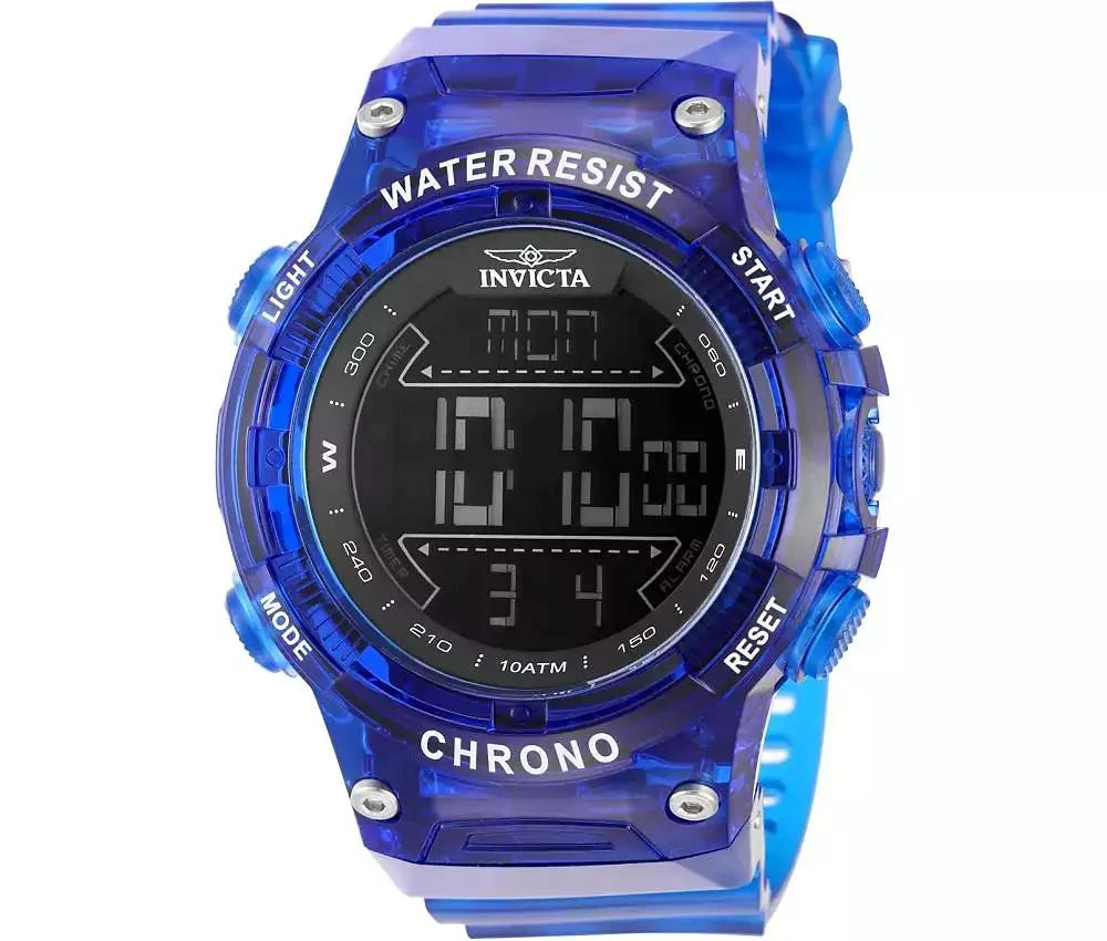 Invicta Men's 49048 Invicta Racing  Digital GMT/Alarm Black Dial Watch 1