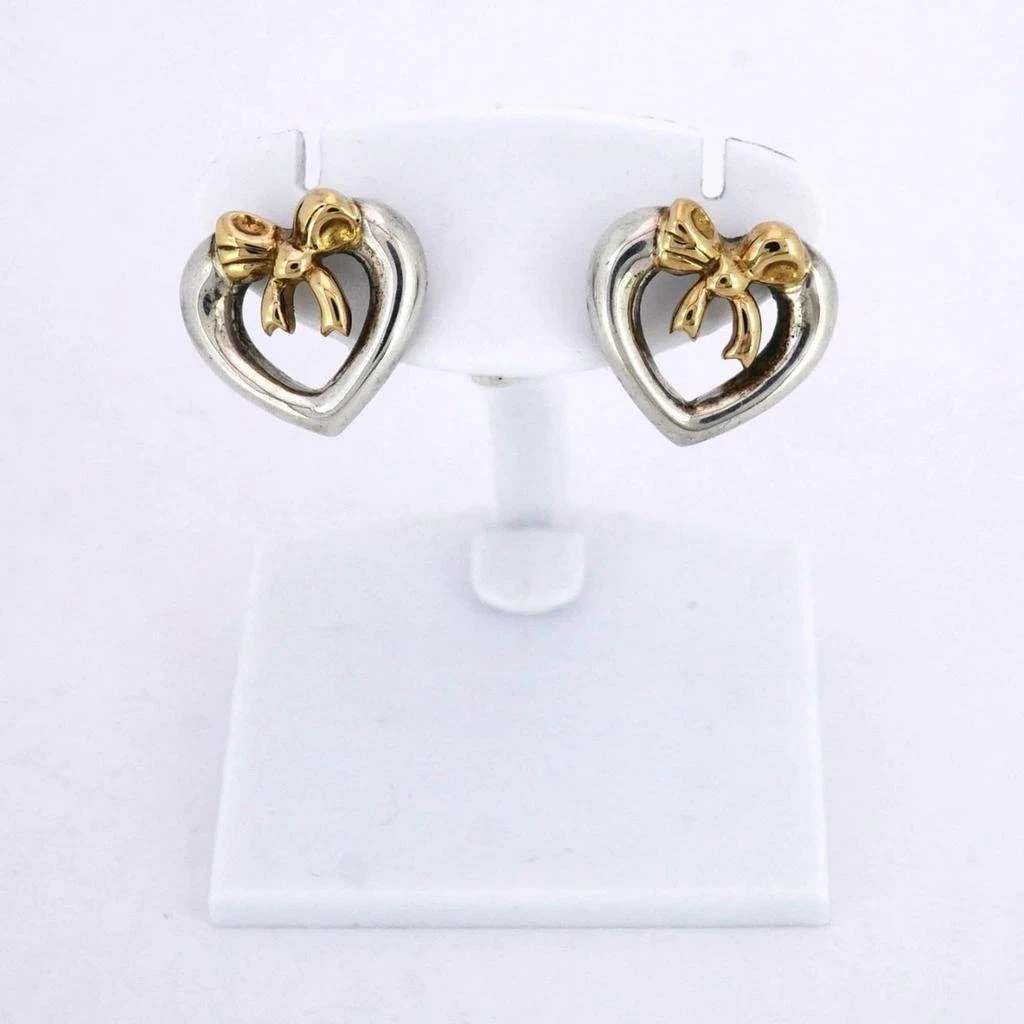 Tiffany 
Co. yellow gold (18K) 925 Stud Earrings (Pre-Owned) 2