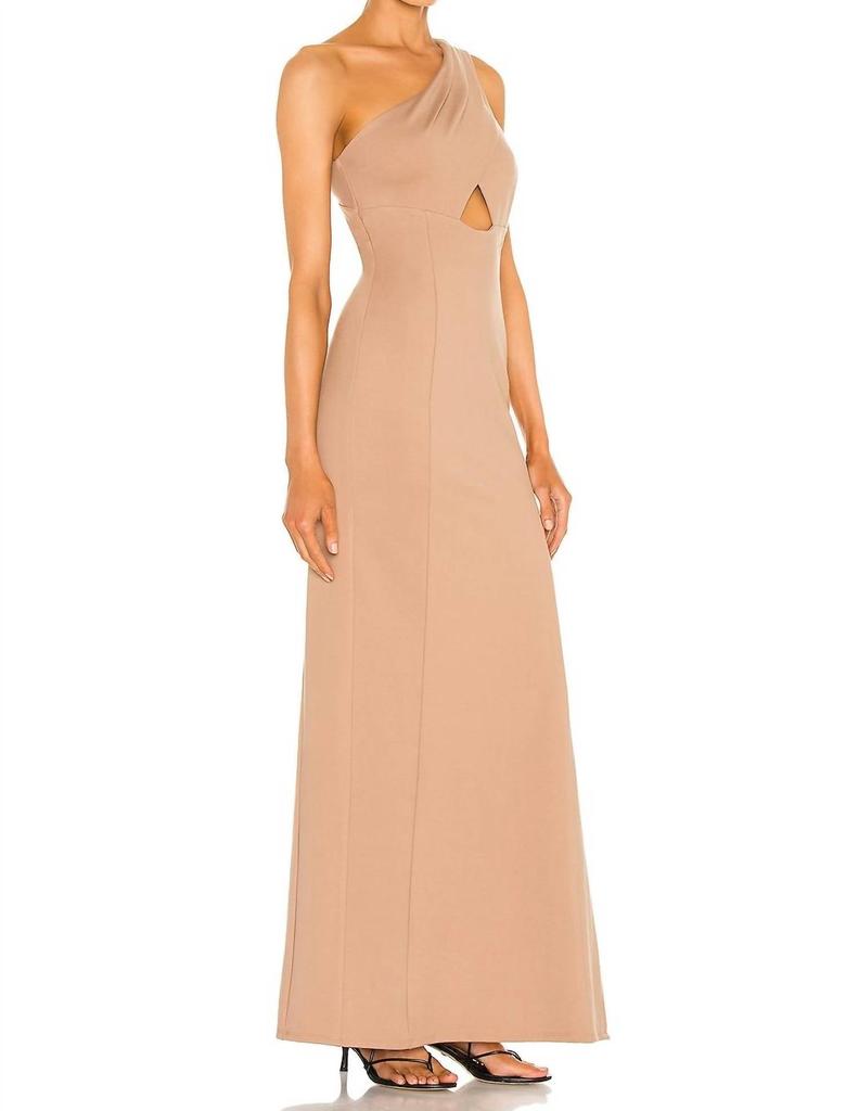 Lovers + Friends Stacey Maxi Dress In Tan
