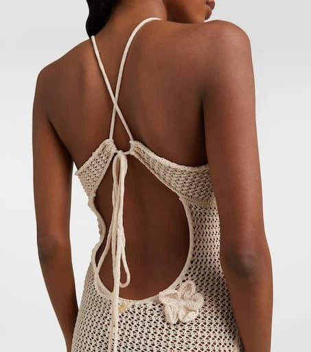 Bananhot Hilsa open-knit lamé beach cover-up 7