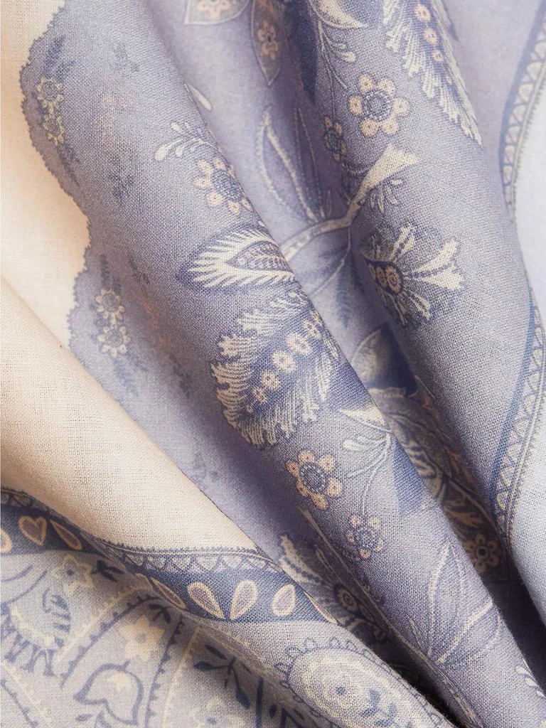 Zimmermann Paisley​ Cotton Self-Tie Pareo 6