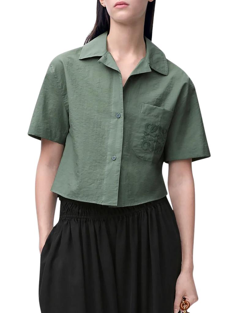 Loewe SHORT SLEEVED COTTON BLEND SHIRT