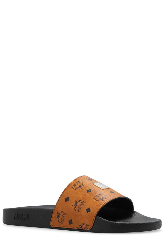 MCM MCM Logo Plaque Monogrammed Slides