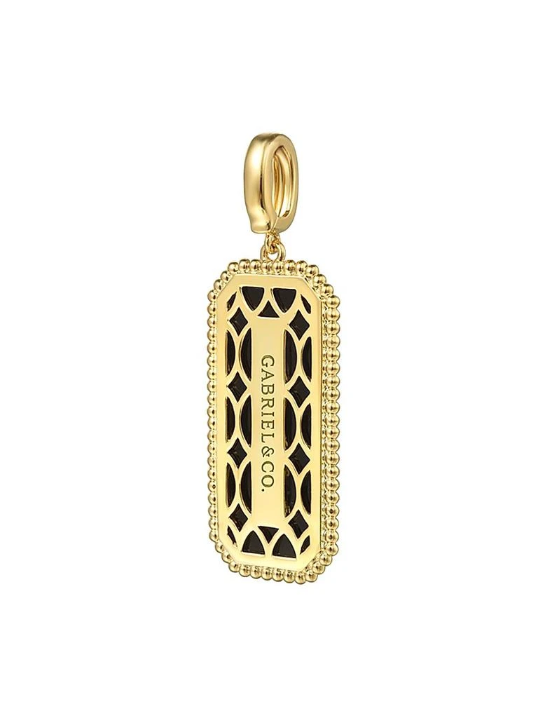 Gabriel
Co Bujukan 14K Yellow Gold, Freshwater Pearl, Black Onyx
0.13 TCW Diamond Pendant 4