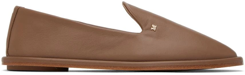 Max Mara Brown Leen Slippers 1