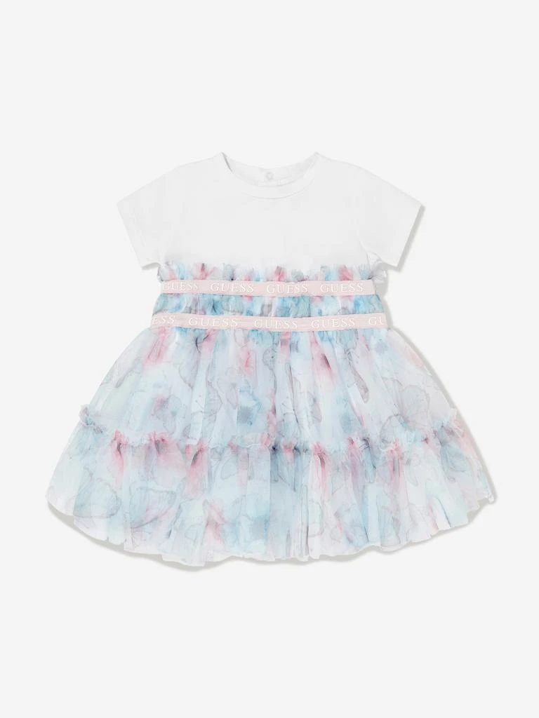 GUESS Guess Baby Girls Butterfly Collage Dress in Blue 3