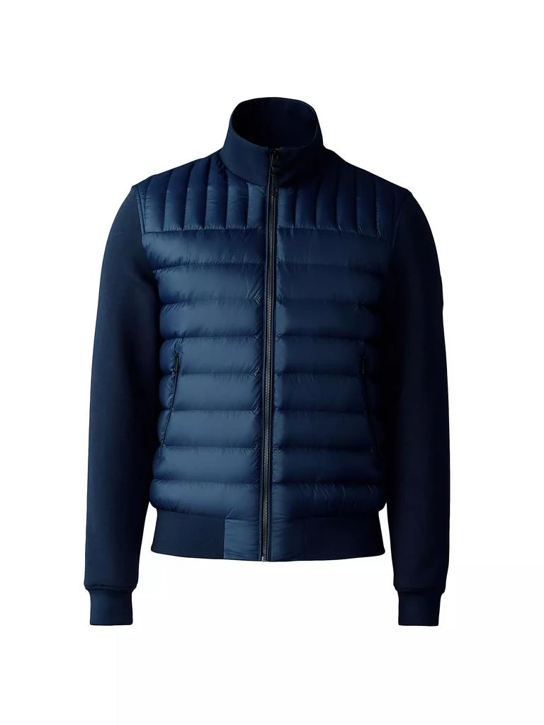 Mackage Collin Mixed-Media Bomber Jacket 1