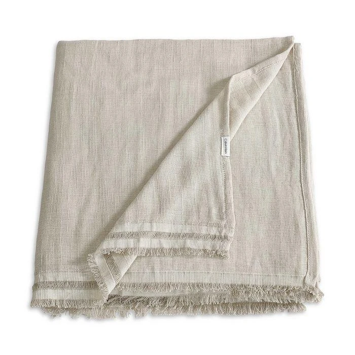 Calvin Klein Fine Weave Throw