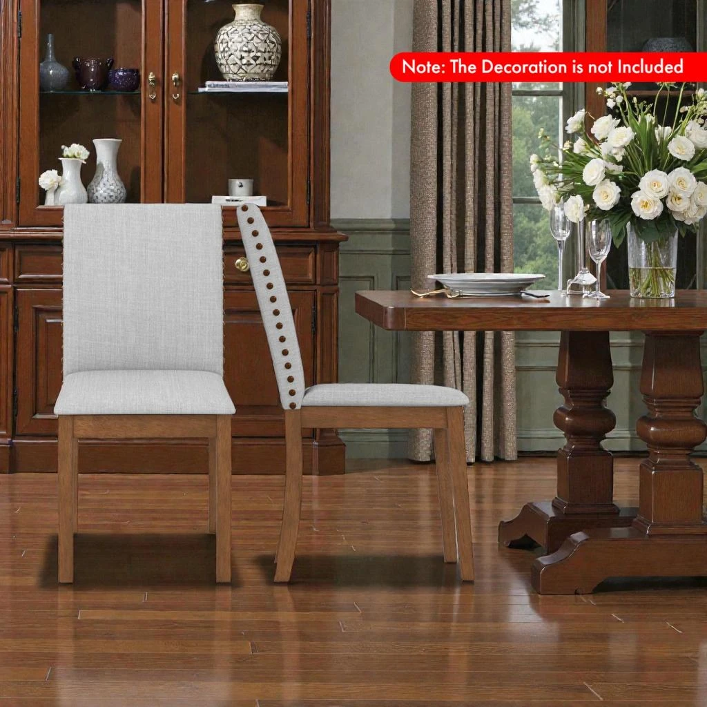 Hivvago Dining Chairs with Supportive Padded Seats for Versatile Home Use - Set of 2 2