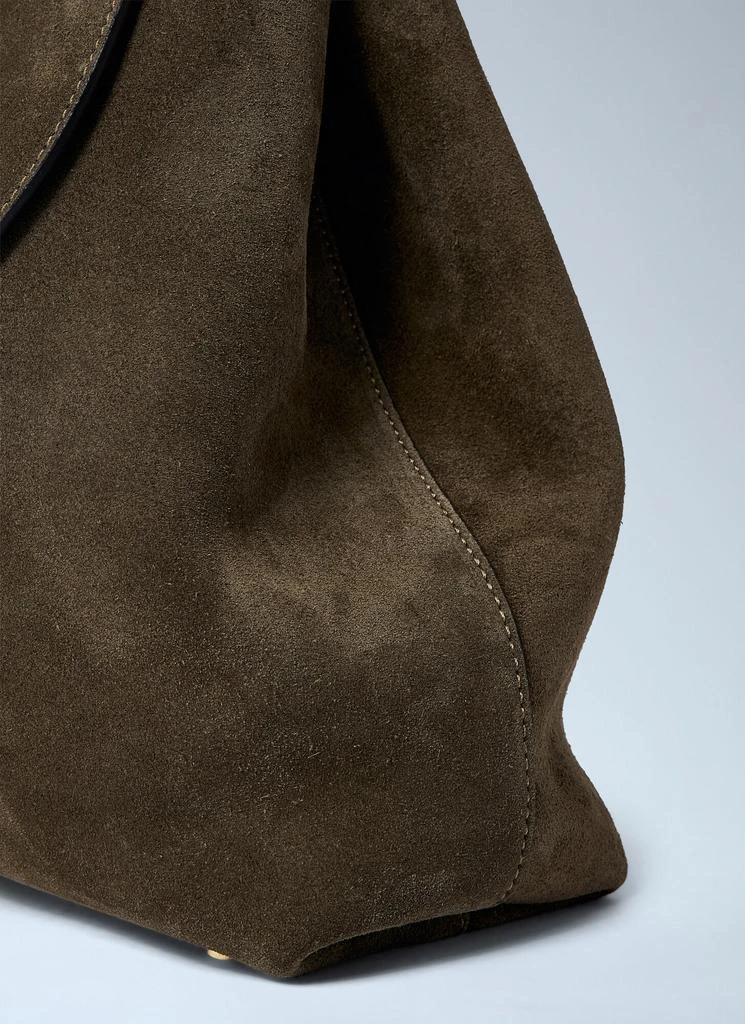 Totême T-Lock Suede Satchel Bag 5