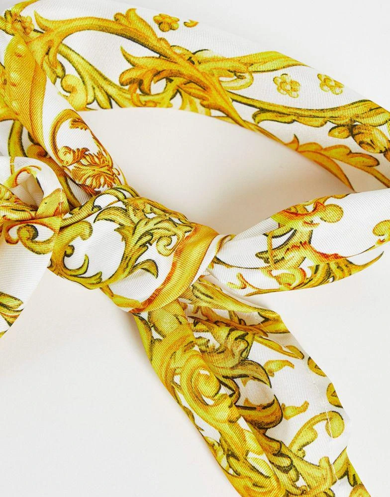 Topman Topman bandana neck tie in gold 3