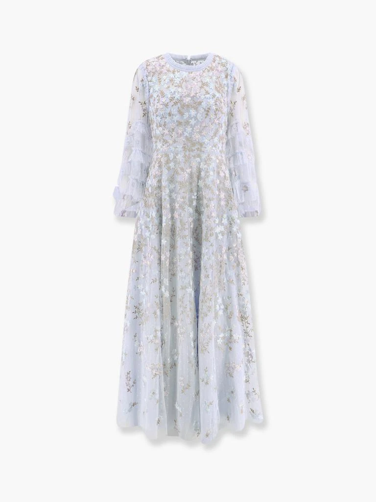 Needle & Thread Embroidered tulle long dress 1